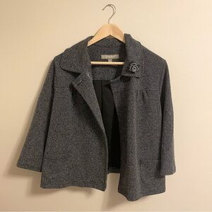 Croft & Barrow - Charcoal Cape Jacket - Size XL (Fits M-L)